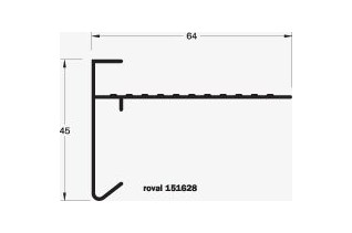 Roval aluminium daktrim 45...