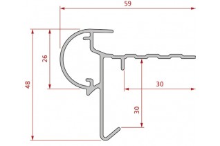 Roval aluminium kraaltrim...