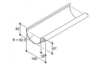 zinken Mastgoot 30 - 3000 x...